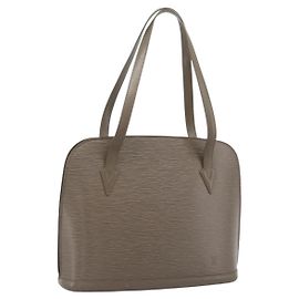 LOUIS VUITTON Epi Lussac Borsa a spalla Gray pepper M5228C LV Auth BA13297
