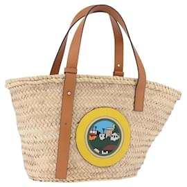 Borsa a mano LOEWE Ken Price Collaboration in rafia beige Auth 184871M