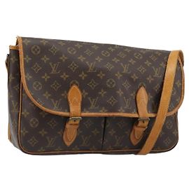 LOUIS VUITTON Borsa a Spalla Monogram Gibeciere GM M42246 LV Auth bs35566