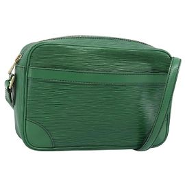 LOUIS VUITTON Epi Trocadero 23 Borsa a Spalla Verde M52304 LV Auth ep14857