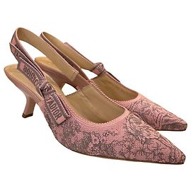 Décolleté slingback J'Adior da donna Christian Dior in tessuto stampato 65