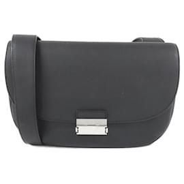 Borsa a tracolla in pelle nera Loewe