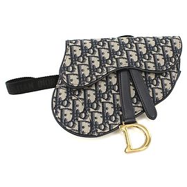 Borsa a tracolla Christian Dior DIOR Body Bag Belt Saddle in Navy