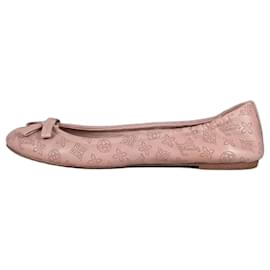 Ballerine Louis Vuitton in pelle traforata rosa - Taglia 40 Usate