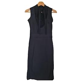 Vestido Gucci negro sin mangas de algodón