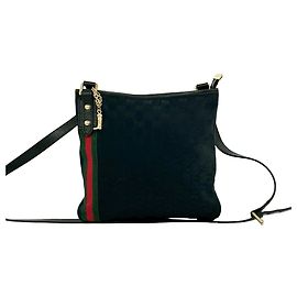 Borsa a tracolla Gucci Sherry Line GG Canvas Pattern Leather