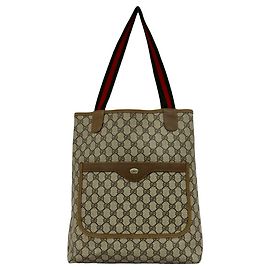 Borsa Tote Gucci Vintage Sherry Line GG Logo
