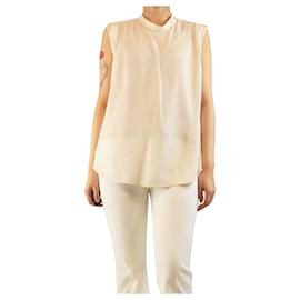 Ärmellose Seidencrepe-Bluse in Creme - Größe UK 10 - 3.1 Phillip Lim