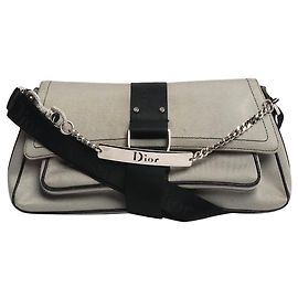 Christian Dior Grey 2003 Hardcore shoulder bag