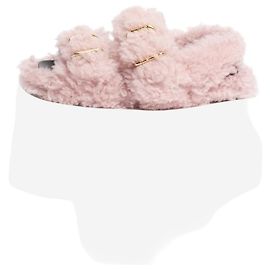 Marni Sandali in shearling rosa - taglia EU 40