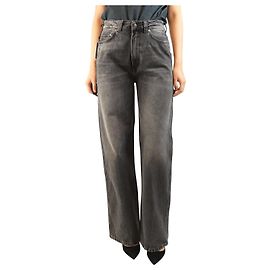 Autre Marque Grey Winona Relaxed-Fit Jeans - Größe UK 8