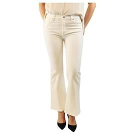 Frame Denim White The Icon Jeans - Größe UK 12