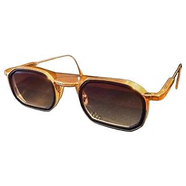 Autre Marque John Dalia Gafas de sol en oro de 22 quilates