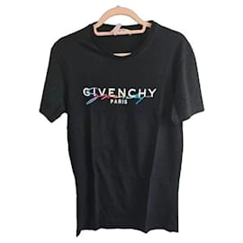 T-shirt Givenchy Paris Logo in cotone - Nero