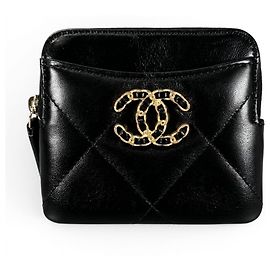 Monedero de piel de cordero Chanel