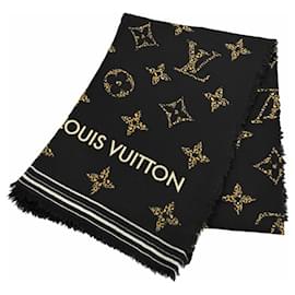 Stola in lana nera Louis Vuitton