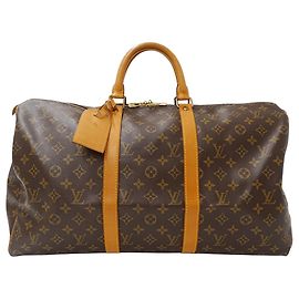 Louis Vuitton Boston Tasche aus braunem Monogram Canvas