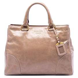 Borsa Prada Brown Vitello Shine