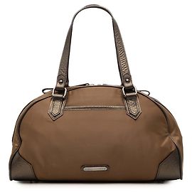 Borsa in nylon marrone Burberry