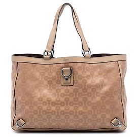 Tote Abbey D Ring Horsebit in pelle marrone Gucci