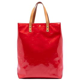 Louis Vuitton Red Monogram Vernis Reade MM