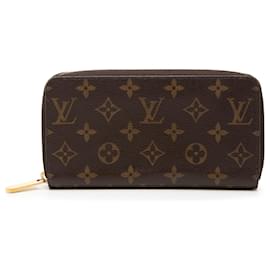 Louis Vuitton Brown Monogram Zippy Long Wallet