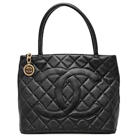 Tote Chanel Black Caviar Medallion