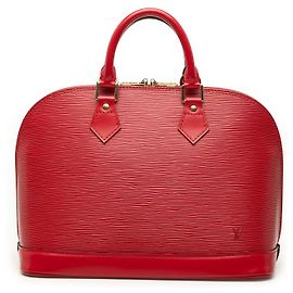 Louis Vuitton Alma PM aus rotem Epi-Leder