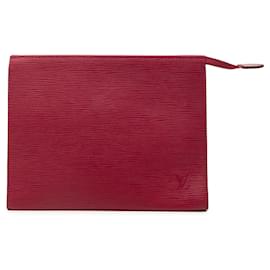 Beauty case Louis Vuitton in Toile Epi rosso 26