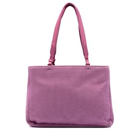Prada Tote aus rosa Strickwolle