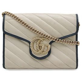 Borsa a tracolla con catena GUCCI GG Marmont