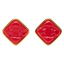 Orecchini a clip Vintage Chanel Coco Mark