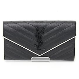 Saint Laurent Cassandra Matelassé Large Flap Portemonnaie