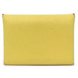 Hermès Kartenetui/Kleingeldbeutel Hermes Calvi Duo