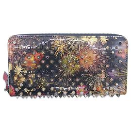 Langer Christian Louboutin Panettone Spike Stud Geldbeutel
