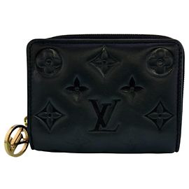 Cartera de piel de cordero negra Louis Vuitton