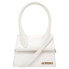 BORSA A SPALLA JACQUEMUS LE CHIQUITO 213BA002 PELLE BIANCA