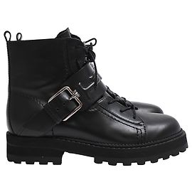 Stivaletti TOD's con fibbia e cinturino in pelle nera