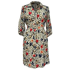 Vestido midi con estampado floral Ba&Sh en viscosa multicolor