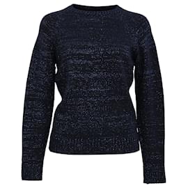 A.P.C Strickpullover aus Wolle in Navy Blau - Apc