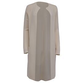 Ralph Lauren Cardigan mit offenem Front in Creme Cashmere