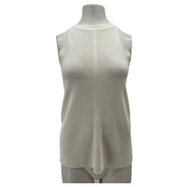 Autre Marque LOULOU DE SAISON White Viscose Tank Top