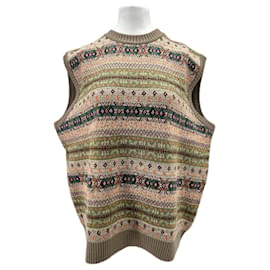 KAPITAL Ärmelloser Wollpullover Beige - Autre Marque