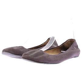 Ballerine Lanvin in scamosciato viola