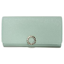 Bulgari Bvlgari Long Wallet in Glacier Turquoise