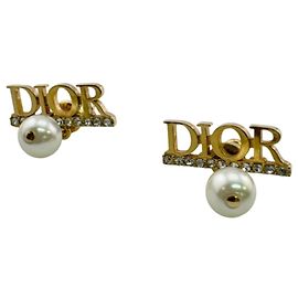 Orecchini a lobo Christian Dior in oro