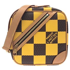 Borsa a tracolla Louis Vuitton Damier Pop Chess