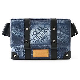 Borsa a tracolla a bauletto Louis Vuitton Damier Salt Leather