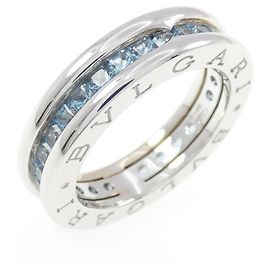 Bulgari Anello B.zero1 in oro bianco e topazio di Bvlgari