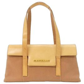 Bulgari Borsa a Spalla Bvlgari Beige e Arancione